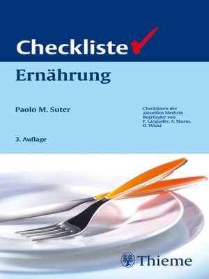 cover image of Checkliste Ernährung